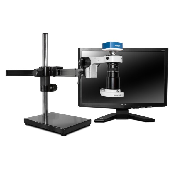 Macro Digital Inspection System With Quadrant LED On Gliding Stand